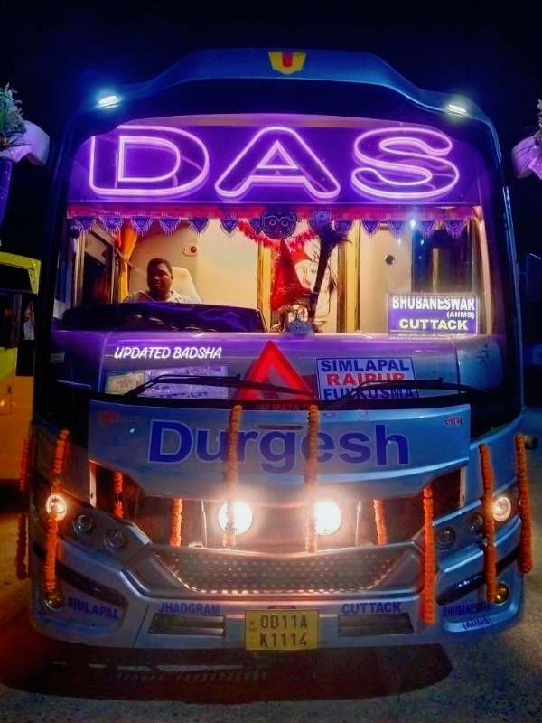 DURGESH bus OD11AK1114