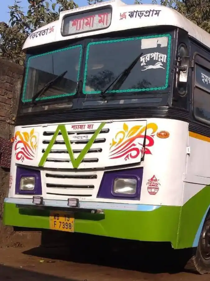 SHYAMA MAA bus WB19F7398