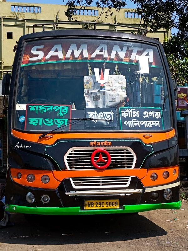 SAMANTA TRAVEL'S bus WB29C5069