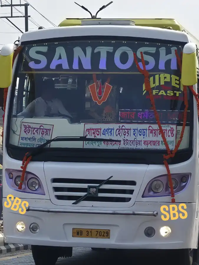 SANTOSH bus WB317029