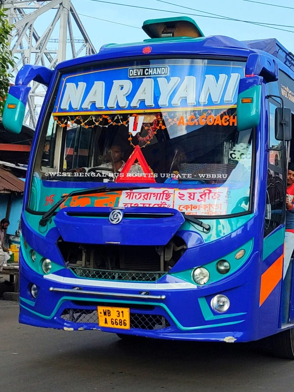 NARAYANI bus WB31A6686