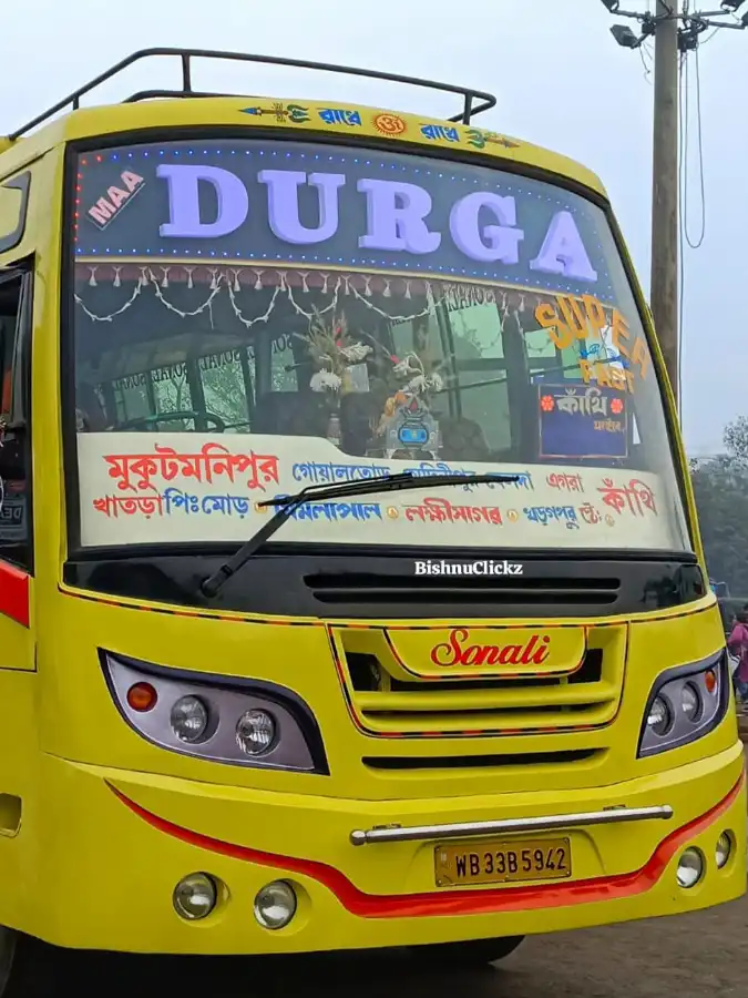 MAA DURGA bus WB33B5942