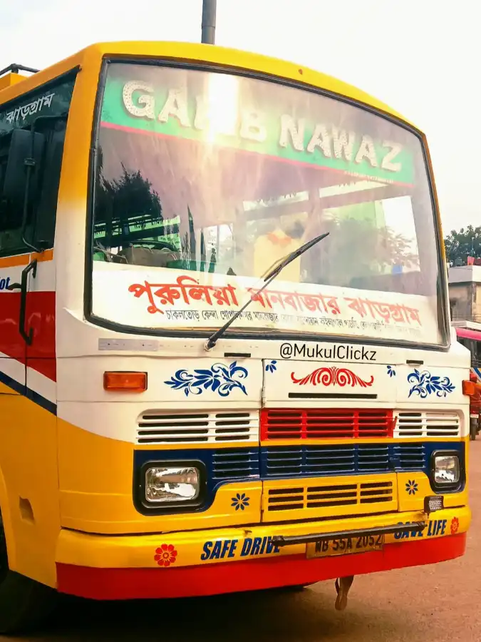 GARIB NAWAZ bus WB55A2052