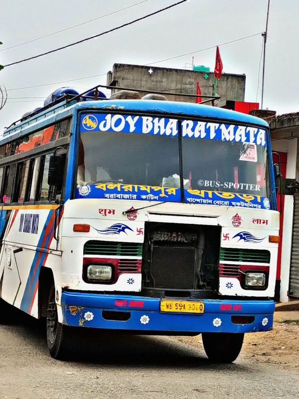 JOY BHARAT MATA bus WB55A3080