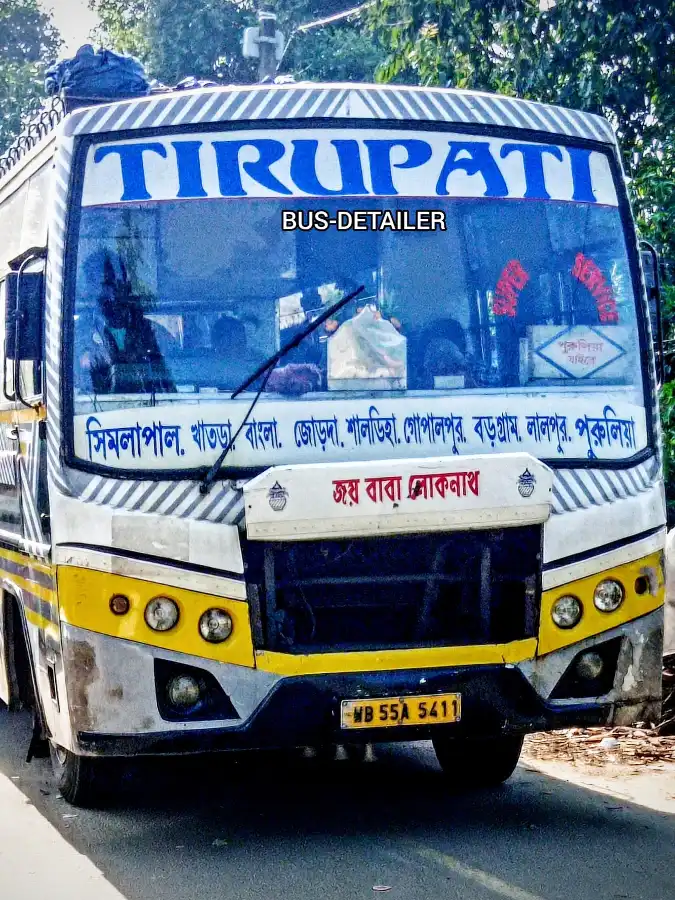 TIRUPATI bus WB55A5411