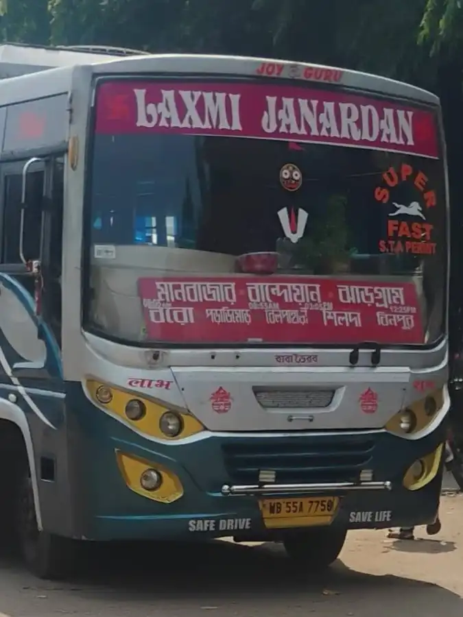 LAXMI JANARDAN bus WB55A7758