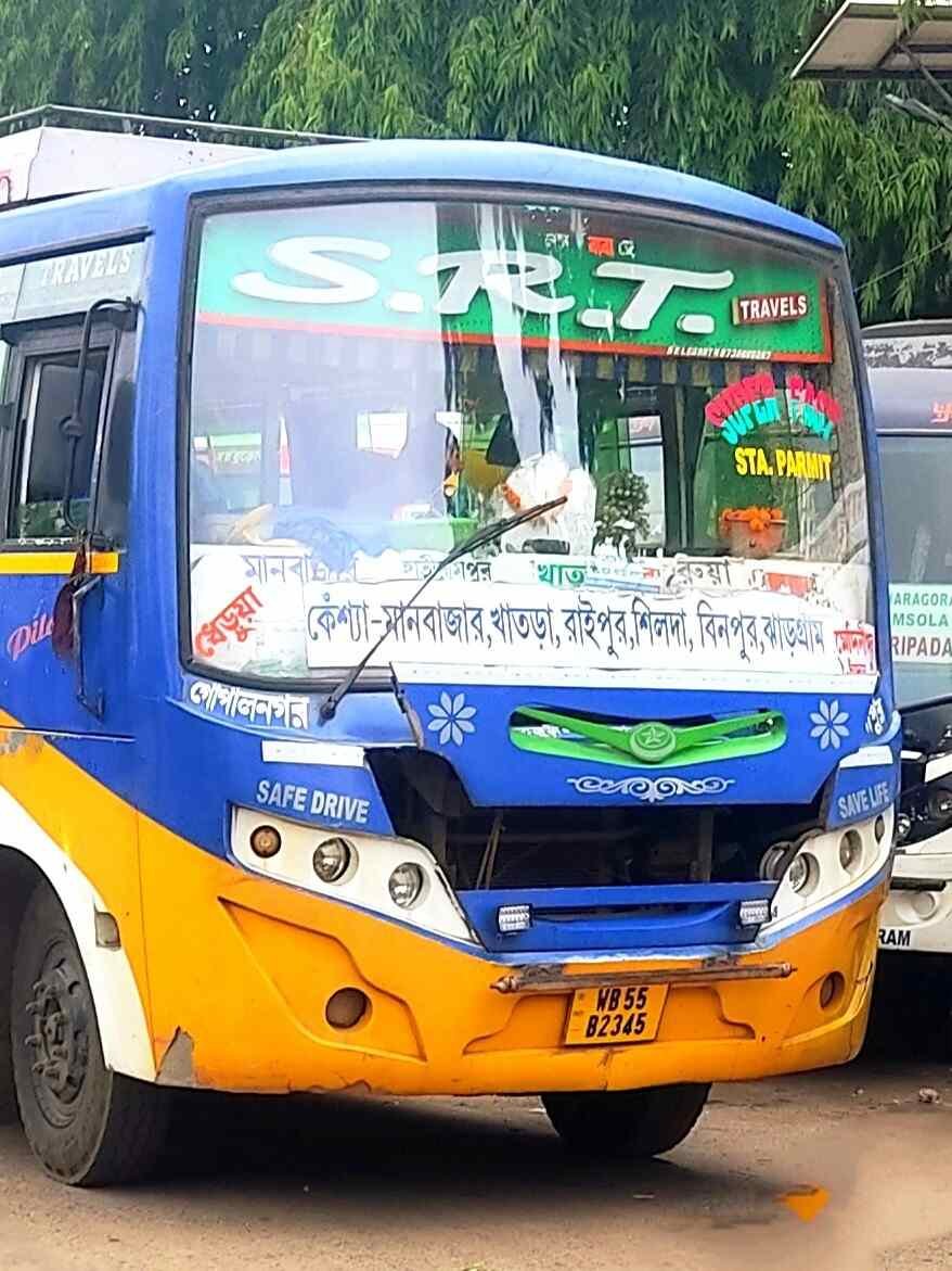 SRT Travels bus WB55B2345