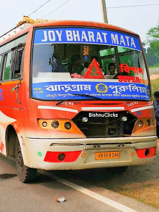 JOY BHARAT MATA bus WB55B2460