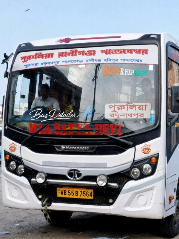 MAA SATYADEVI bus WB55B7564