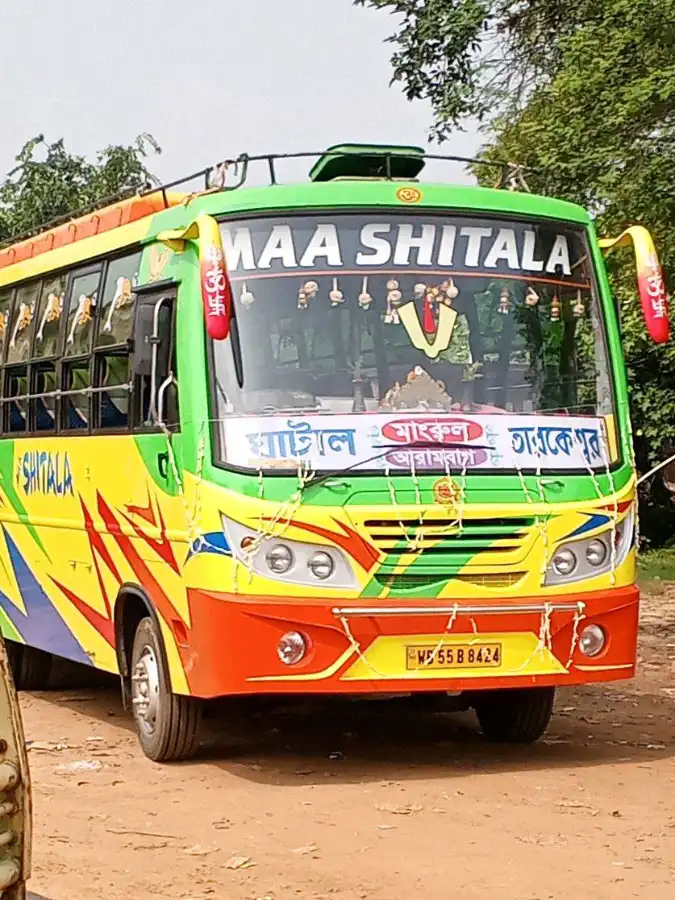 MAA SHITALA bus WB55B8424