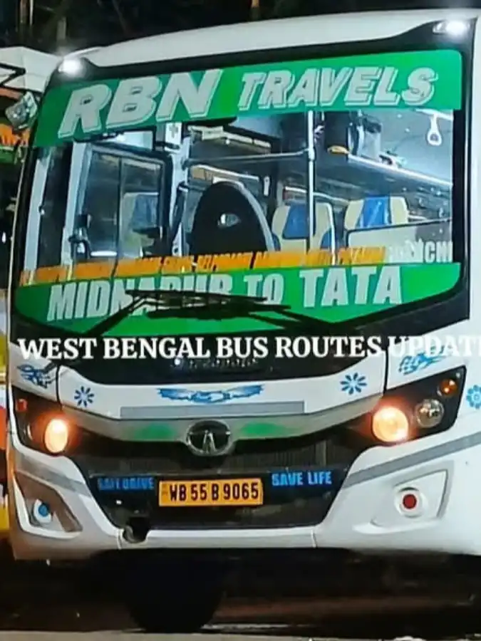 RBN TRAVELS bus WB55B9065