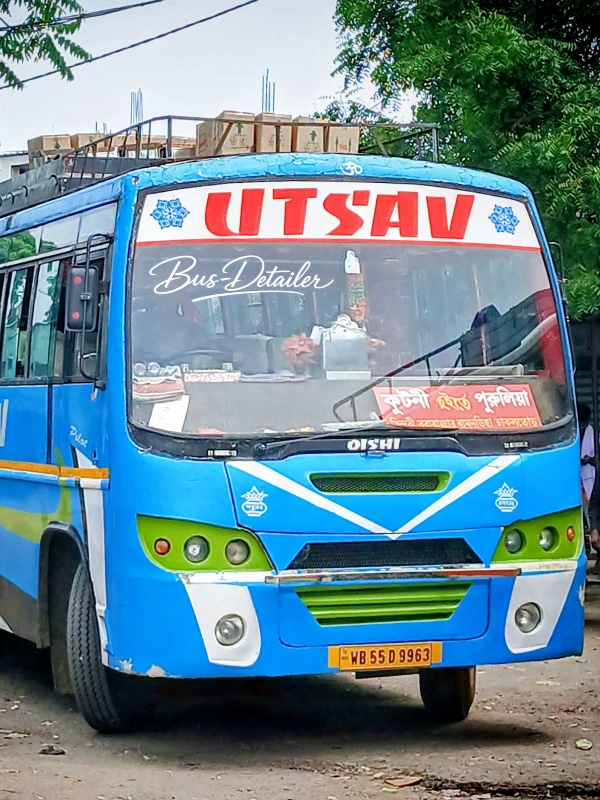 UTSAV bus WB55D9963