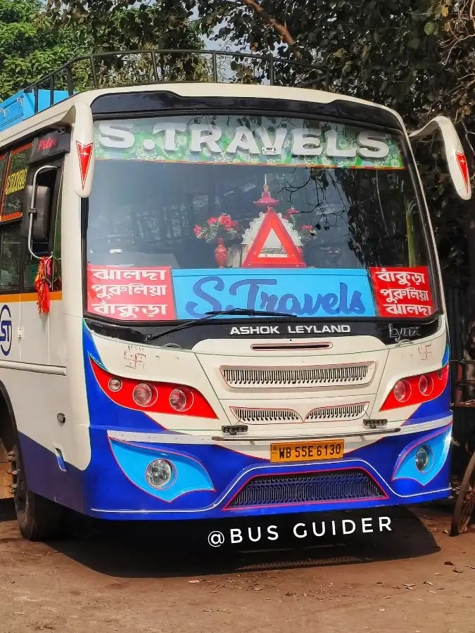 S TRAVELS bus WB55E6130