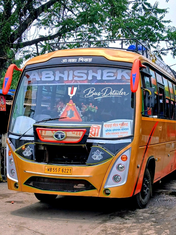 ABHISHEK bus WB55F6221