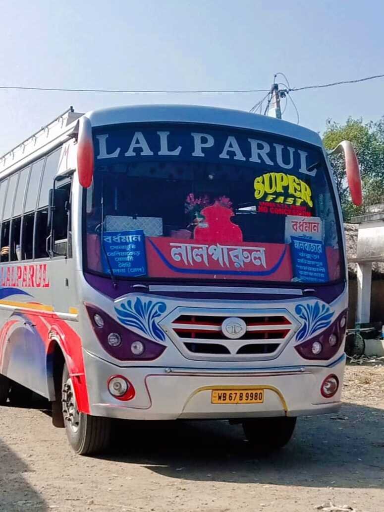 LAL PARUL bus WB67B9980
